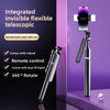 Bluetooth Selfie Stick Tripod extended with phone attached