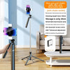 Selfie Stick Tripod with USB charging cable and accessories