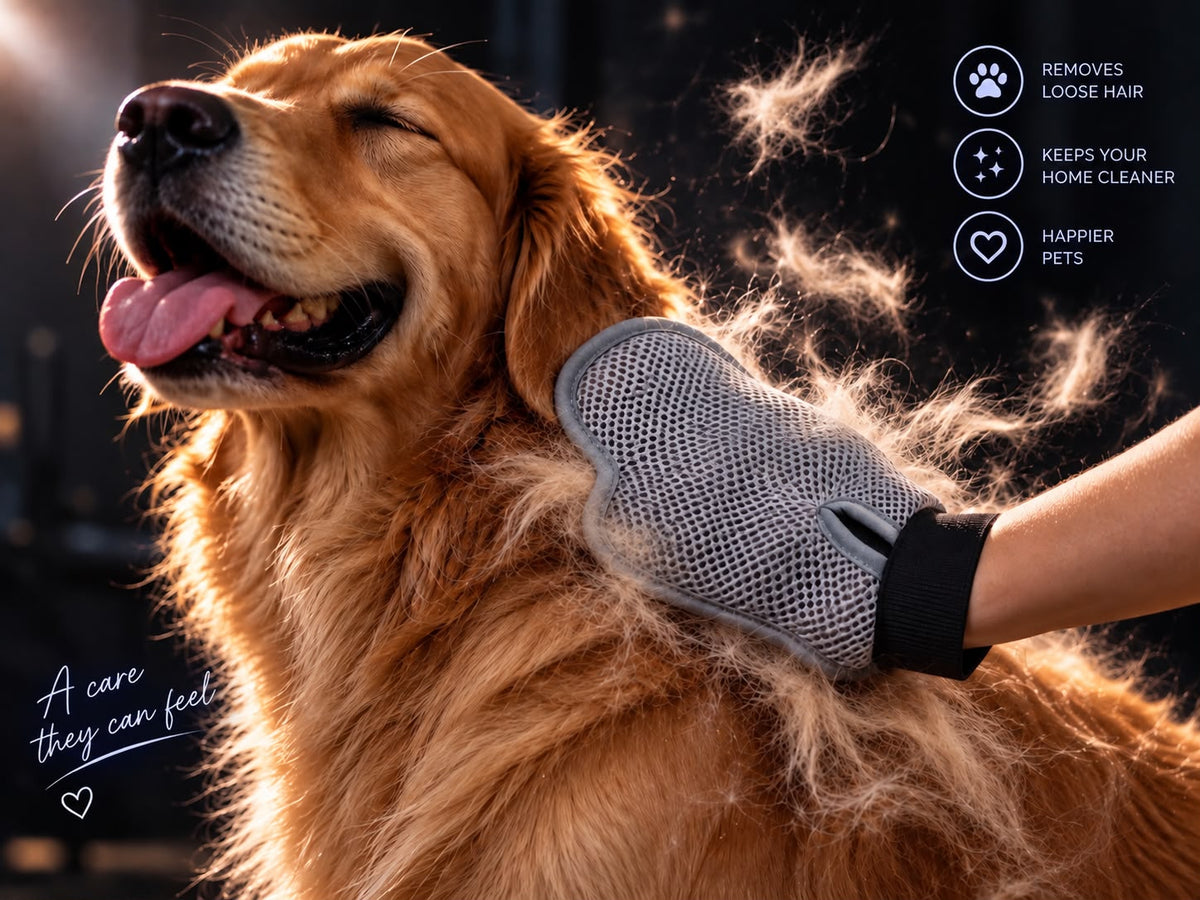 FluffAway Pet Grooming & Deshedding Glove