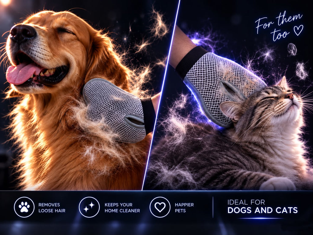 FluffAway Pet Grooming & Deshedding Glove