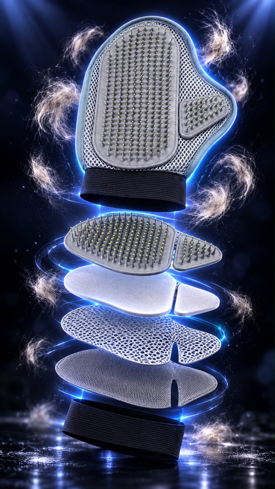 FluffAway Pet Grooming & Deshedding Glove