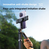 Selfie Stick Tripod with fill light attached to phone